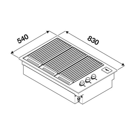 OUTDOOR BARBECUE Fulgor Milano FOBQ 803 G X