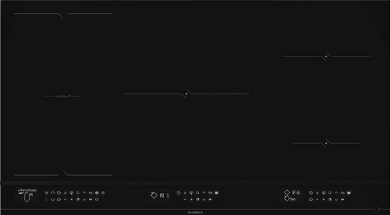 Płyta indukcyjna De Dietrich DPI4932B 90 cm czarna