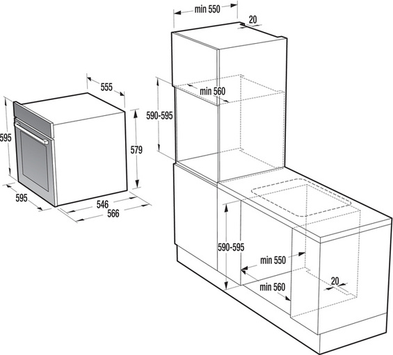 Piekarnik 100% pary Gorenje BCS798S24BG