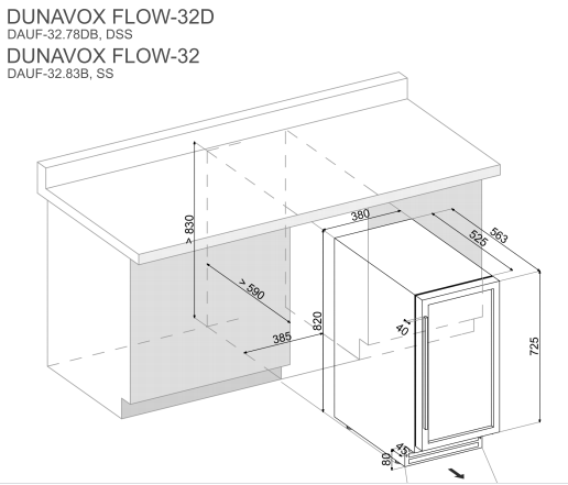 Winiarka Dunavox DAUF-32.78DB