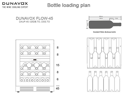 Winiarka Dunavox DAUF-45.125DMB.TO