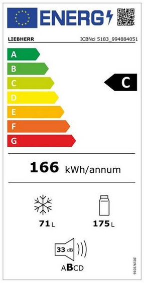 Chłodziarko-zamrażarka Liebherr ICBNci 5183 Peak BioFresh NoFrost