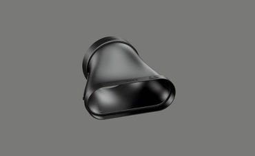 BORA EFRG/1 Ecotube przejście płaskie okrągłe proste wraz z materiałem uszczelniającym (1szt.) EAN-Code:4260326375640