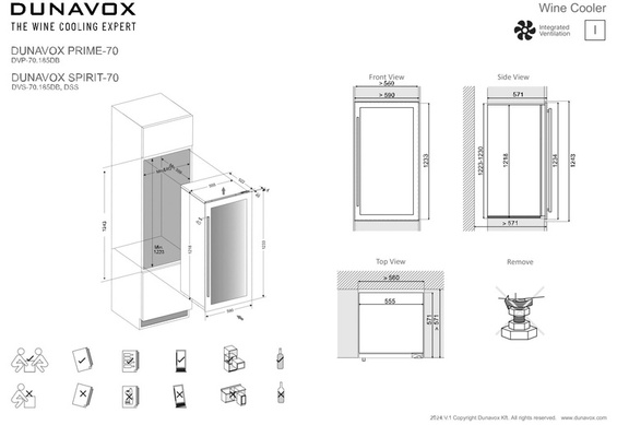 Winiarka Dunavox DVS-70.185DB