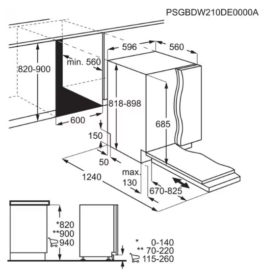 Wysyłka 24h! Zmywarka do zabudowy AEG FSK77718P GlassCare