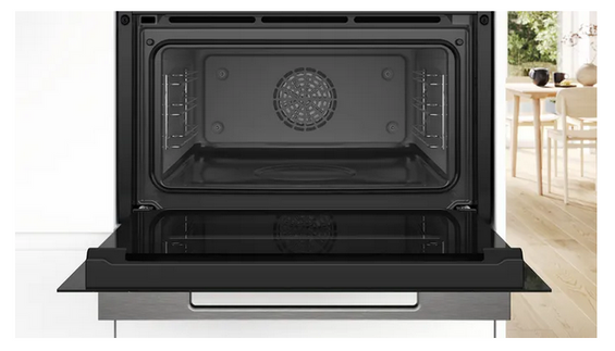 Piekarnik kompaktowy do zabudowy Bosch CBG7341B1 czarny