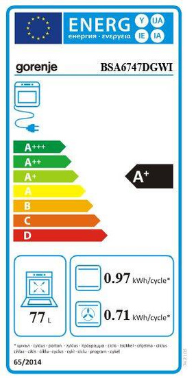 Piekarnik Gorenje BSA6747DGWI