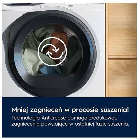 Suszarka z pompą ciepła Electrolux 600 GentleCare AbsoluteCare EW6D295GP