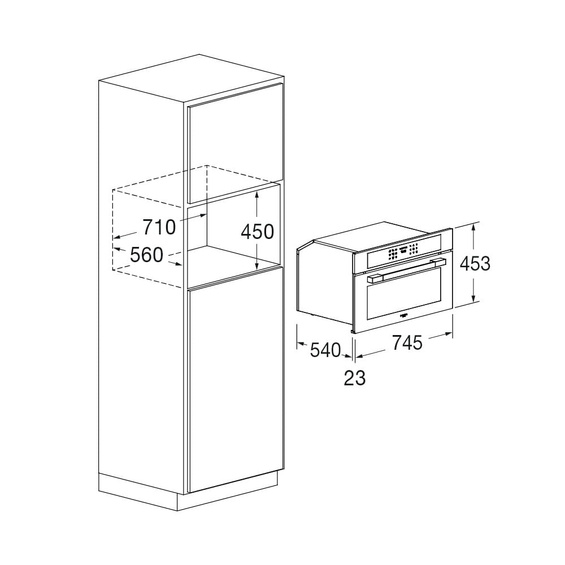 Piekarnik Fulgor Milano FUTCSO 7510 TEM IX