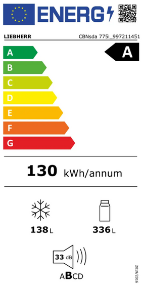 Chłodziarko-zamrażarka Liebherr CBNsda 775i Prime BioFresh NoFrost 10lat gwarancji