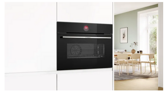Piekarnik kompaktowy do zabudowy Bosch CBG7341B1 czarny