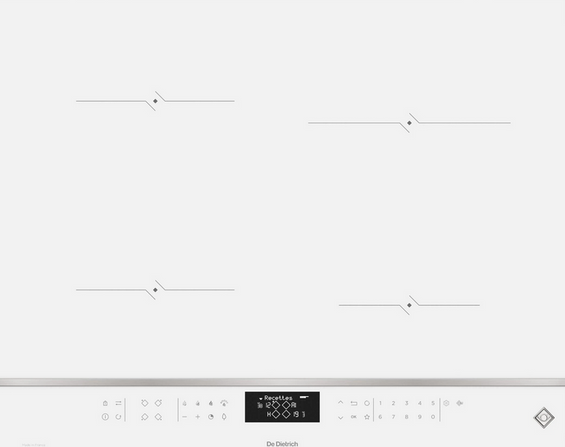 Płyta indukcyjna De Dietrich DPI4420W 65 cm biała