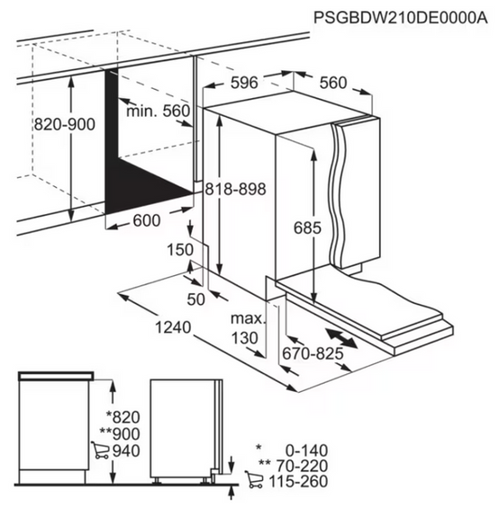 Zmywarka do zabudowy AEG FSK94858P