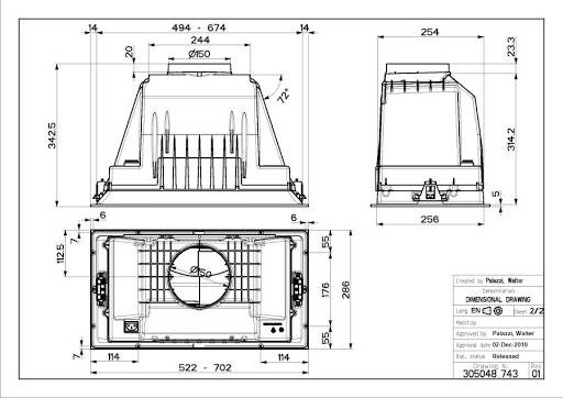 Okap Faber INKA PLUS HCS BK 52 305.0628.322