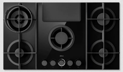 Płyta z okapem Elica NIKOLATESLA FLAME EVO BL/A/88 PRF0196341 czarny