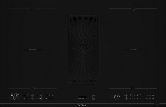 Płyta indukcyjna z okapem De Dietrich DPH4840B 80 cm