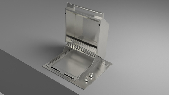 Barbecue Teppanyaki na gaz Fulgor Milano FOBQ 601 TY G X