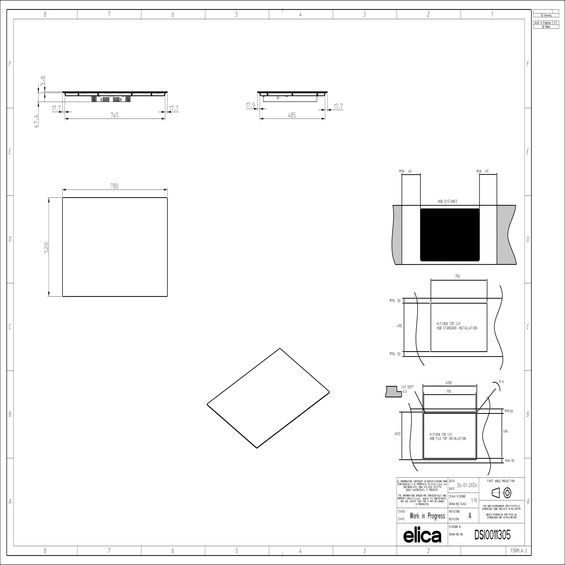Płyta indukcyjna Elica RATIO 803 PLUS CONNEX BL PRF0199856