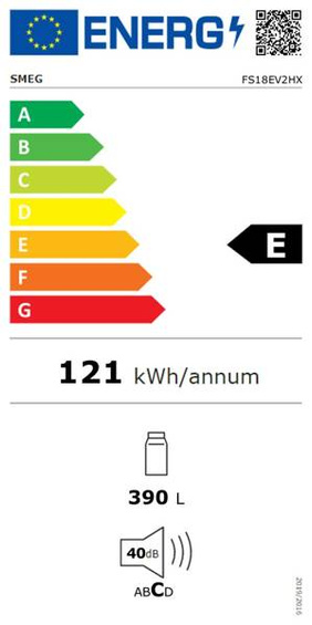 Chłodziarka wolnostojąca Smeg FS18EV2HX