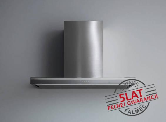 Okap Falmec Lumina NRS 90 inox 800 m³/h przyścienny