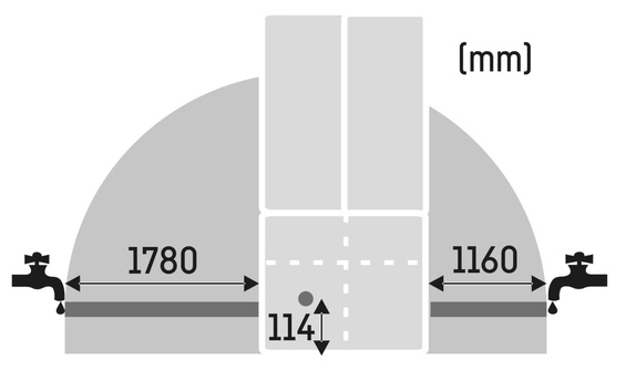 Wolnostojąca chłodziarko-zamrażarka French Door Liebherr MBsddi 9524 Plus BioFresh NoFrost