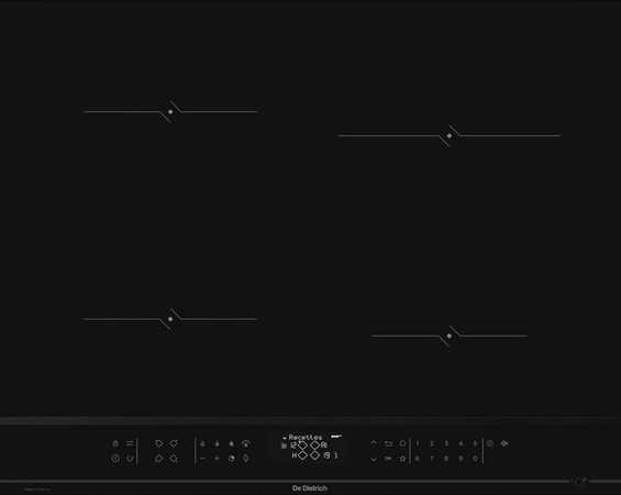 Płyta indukcyjna De Dietrich DPI4420B 65 cm czarna