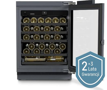 Lodówka na wino do zabudowy podblatowej do chłodzenia wina Liebherr UWpri 3761 Vinidor Selection