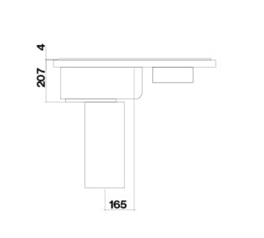 System Zintegrowany Falmec Quantum 84cm 600 m3/h 