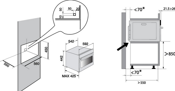 Piekarnik parowy De Dietrich DKV4530H