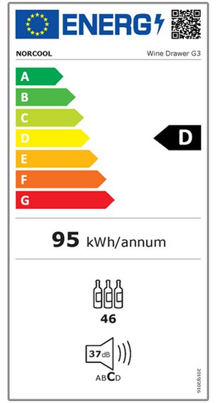 Winiarka szufladowa Norcool G3 80 cm  N-60000007