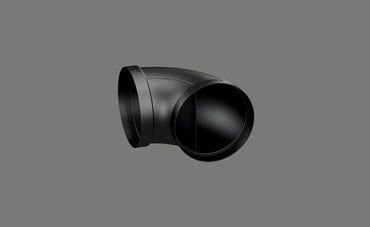 BORA ERB90/1 Ecotube kształtka wygięta 90° okrągła wraz z materiałem uszczelniającym (1szt.) EAN-Code:4260326375619