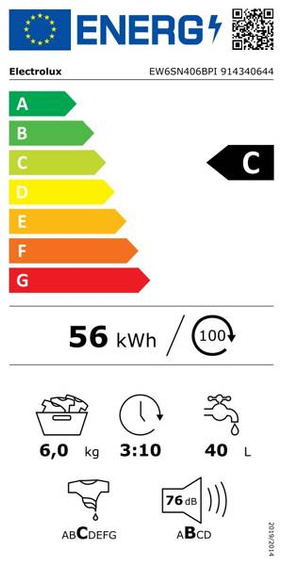 Pralka Electrolux EW6SN406BPI