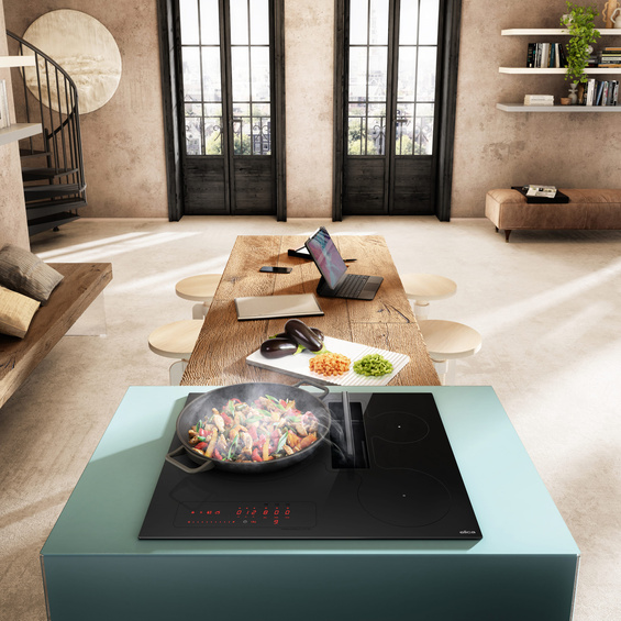 Płyta z okapem Elica NIKOLATESLA FIT 3Z BL/A/60 PRF0184526 czarny