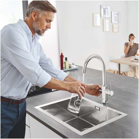 GROHE Blue Home Zestaw startowy z wylewką w kształcie C - chrom nr. 31455001