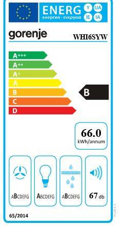 Okap przyścienny Gorenje WHI6SYW