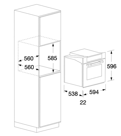 Piekarnik Fulgor Milano FUTPO 6215 P TEM MBK z funkcją pizza i pirolizą