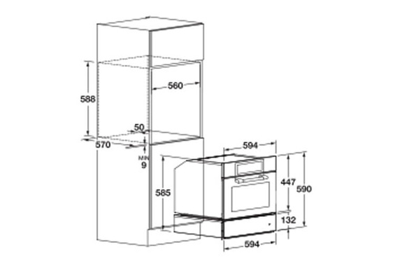 Szuflada do podgrzewania Fulgor Milano FCLWD 150 BK