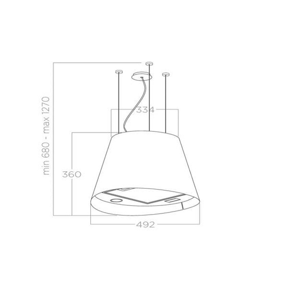 Okap Elica JUNO URBAN CAST IRON/F/50 żeliwo PRF0147728B pochłaniacz