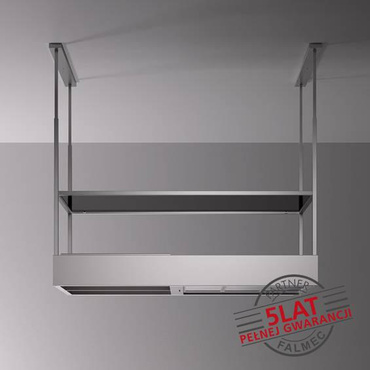 Okap Falmec Spazio Circle.Tech Isola 130 inox 600 m³/h z pilotem, wyspowy