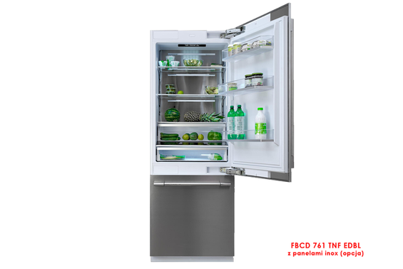 Chłodziarko - zamrażarka do zabudowy Fulgor Milano FBCD 761 TNF EDBL