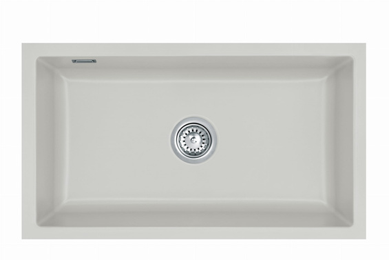 systemceram MERA 80 U zlewozmywak ceramiczny Alu 76