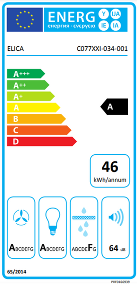 Okap Elica APLOMB BL/A/90 czarny PRF0166939 wyciąg