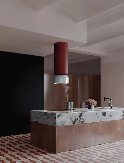 Okap wyspowy Ciarko Design ICON Anthracite pochłaniacz