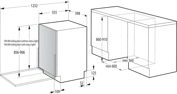 Zmywarka do zabudowy Gorenje GV693C60XXL