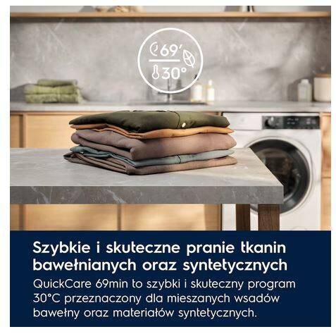 Pralka Electrolux EW7F4496PQ SteamCare 700 AbsoluteCare UniversalDose 9 kg