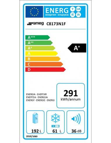 Chłodziarko-zamrażarka do zabudowy Smeg C8173N1F