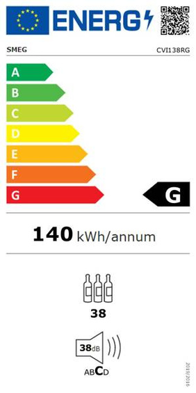 Chłodziarka na wino Smeg CVI138RG