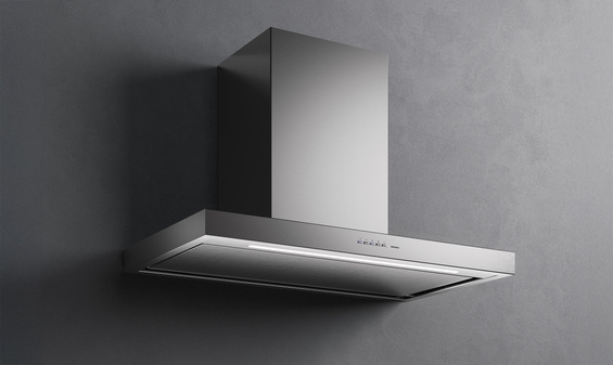 Okap Falmec Plane Plus NRS 90 inox 800 m³/h przyścienny