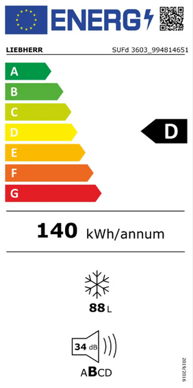 Zamrażarka Liebherr SUFd 3603 Pure NoFrost