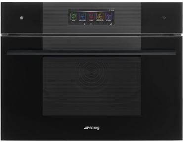 Piekarnik z funkcją pary i mikrofali Smeg SO4106WAPB3 Linea